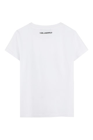 T-shirt - Wit - Karl Lagerfeld