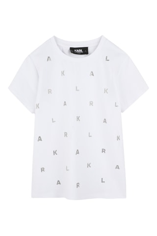 T-shirt - Wit - Karl Lagerfeld