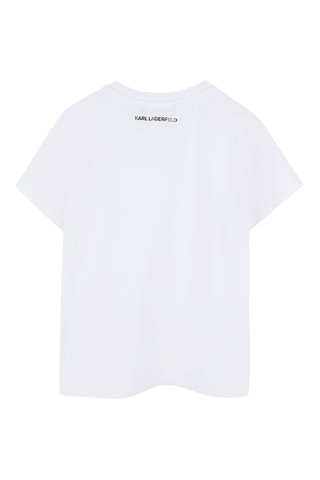 T-shirt - Wit - Karl Lagerfeld