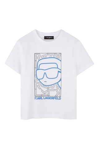 T-shirt - Wit - Karl Lagerfeld
