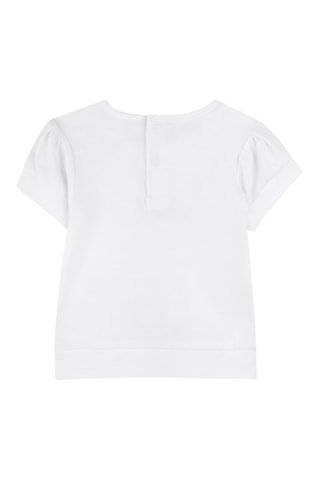 T-shirt en Short - Wit en Zachtroze - Karl Lagerfeld