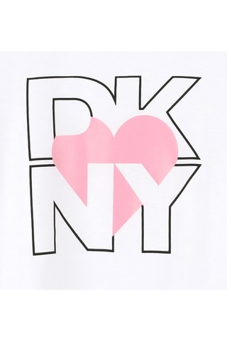 T-shirt Loose - Wit - DKNY