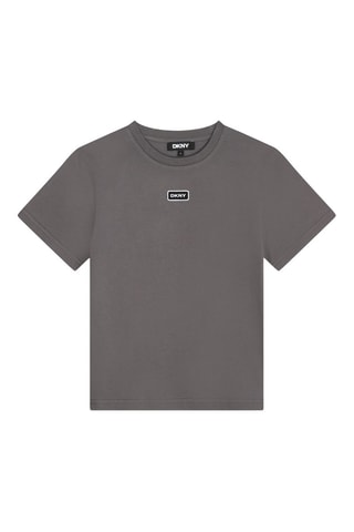 T-shirt - Donkergrijs - DKNY