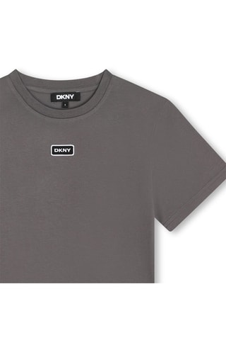 T-shirt - Donkergrijs - DKNY