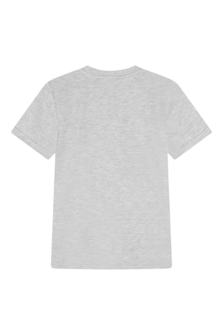 T-shirt - Gemêleerd Lichtgrijs - DKNY