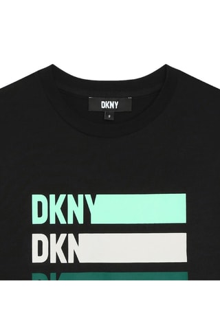 Camiseta de algodón orgánico - Negro - DKNY