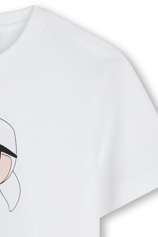 T-shirt - Wit - Karl Lagerfeld