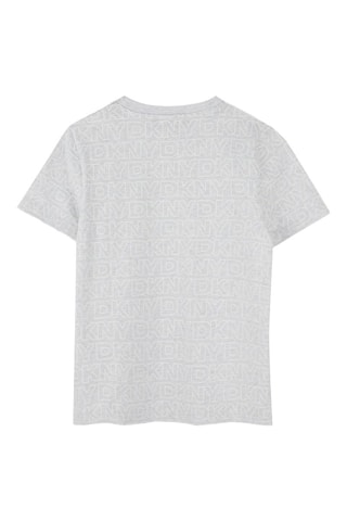 T-shirt Regular Fit - Lichtgrijs - DKNY