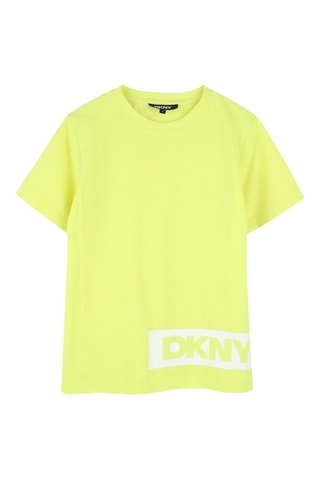 T-shirt Regular - Geel - DKNY