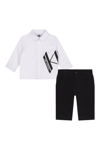 Overhemd en Broek - Wit en Zwart