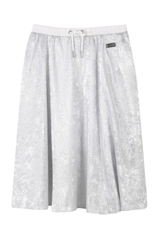 Midirok - Zilverkleurig - DKNY