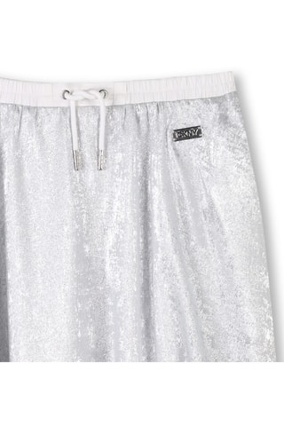 Midirok - Zilverkleurig - DKNY