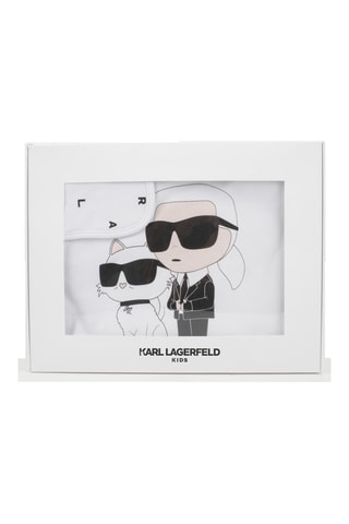 Plaid - Wit - 75 x 75 cm - Karl Lagerfeld