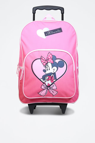 Sac à dos à roulettes Minnie Disney - Rose