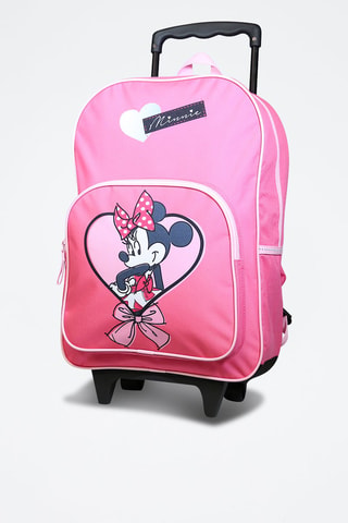 Sac à dos à roulettes Minnie Disney - Rose