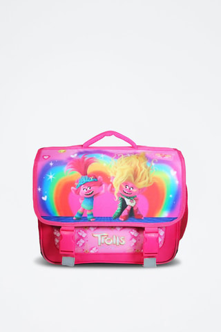 Cartable Sister Hood Les Trolls DreamWorks Animation - Bleu, jaune, violet et rose