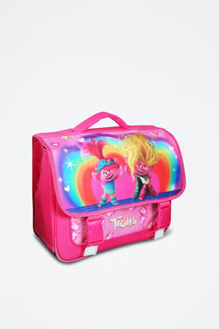 Cartable Sister Hood Les Trolls DreamWorks Animation - Bleu, jaune, violet et rose