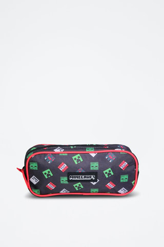 Trousse Minecraft - Noir, rouge, vert et gris