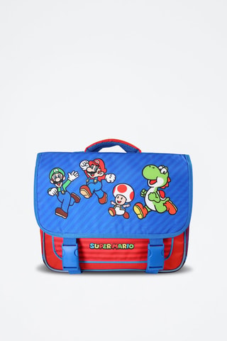 Cartable Super Mario - Rouge, vert et marron