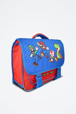 Cartable Super Mario - Rouge, vert et marron