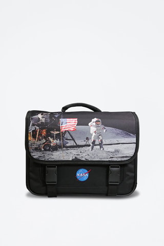 Cartable Nasa - Blanc, bleu, gris, noir et rouge