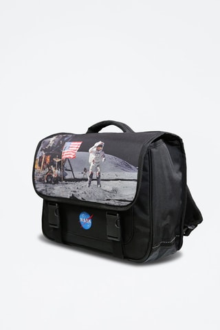 Cartable Nasa - Blanc, bleu, gris, noir et rouge