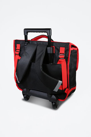 Cartable à roulettes Spider-Man Avengers Marvel - Noir et rouge