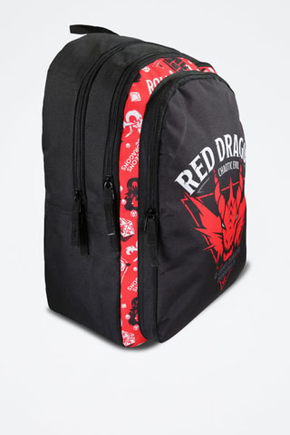 Sac à dos Donjons et Dragons - Blanc, noir et rouge