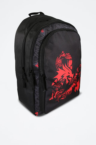 Sac à dos Donjons et Dragons - Noir et rouge