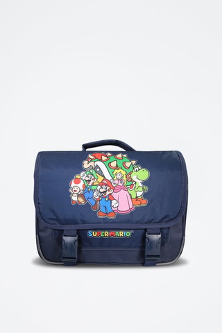 Cartable Super Mario - Vert, orange et rose