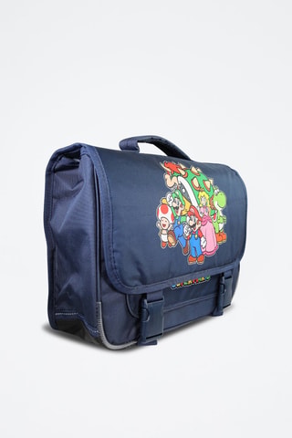 Cartable Super Mario - Vert, orange et rose