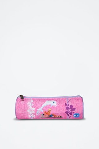 Trousse Oum Le Dauphin - Blanc, violet et rose