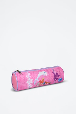 Trousse Oum Le Dauphin - Blanc, violet et rose