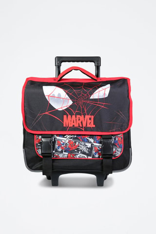 Cartable à roulettes Spider-Man Avengers Marvel - Noir