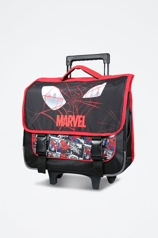 Cartable à roulettes Spider-Man Avengers Marvel - Noir