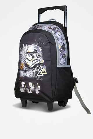 Sac à dos à roulettes Star Wars - Gris et noir