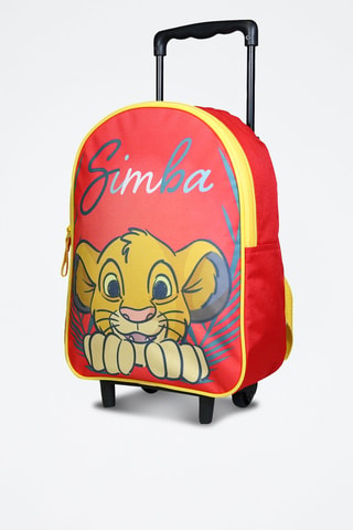 Sac à dos à roulettes Simba Le Roi Lion Disney - Rouge
