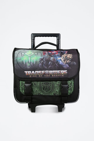 Cartable à roulettes Transformers - Noir