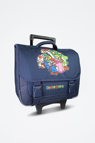 Cartable Super Mario - Bleu marine
