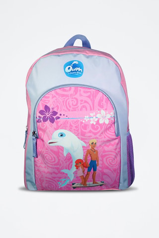 Sac à dos Oum Le Dauphin - Blanc et rose