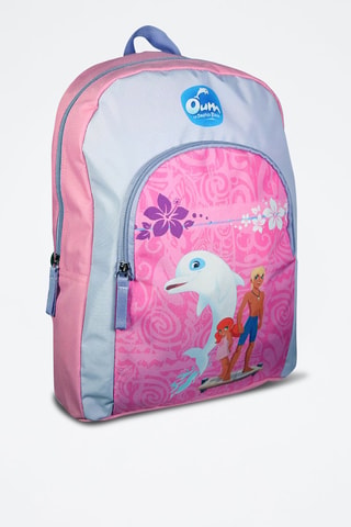 Sac à dos Oum Le Dauphin - Blanc et rose