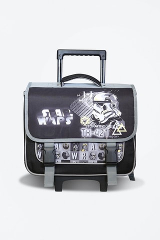 Cartable à roulettes Star Wars - Gris et noir