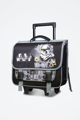 Cartable à roulettes Star Wars - Gris et noir