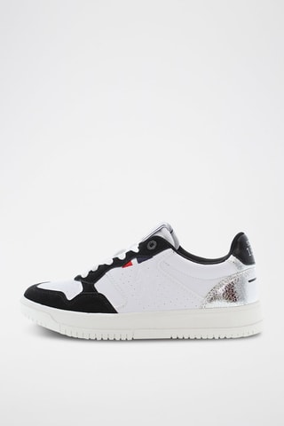 Baskets plateformes Kosmo  -  U.S Polo Assn - Blanc et noir