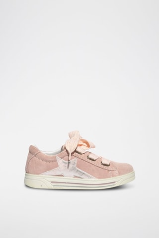 Baskets en nubuck Baby Float - Blanc et rose