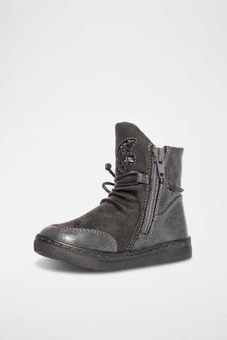 Bottines fourrées Baby stars - Gris