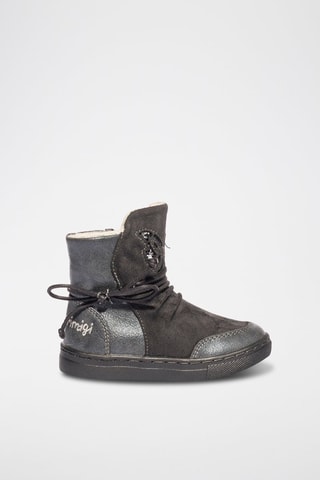 Bottines fourrées Baby stars - Gris