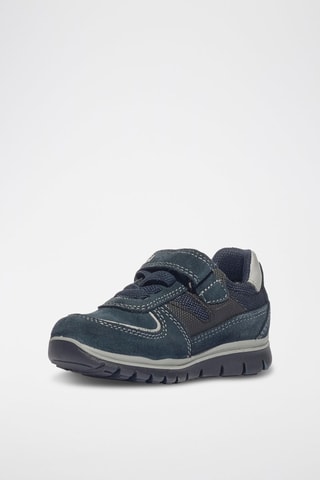 Baskets en cuir et nubuck Hilos GTX - Bleu