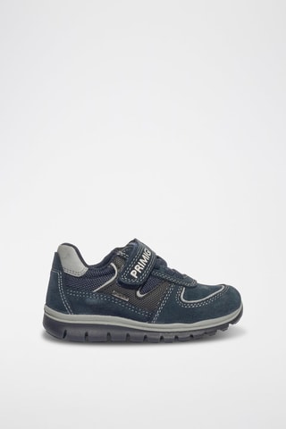 Baskets en cuir et nubuck Hilos GTX - Bleu