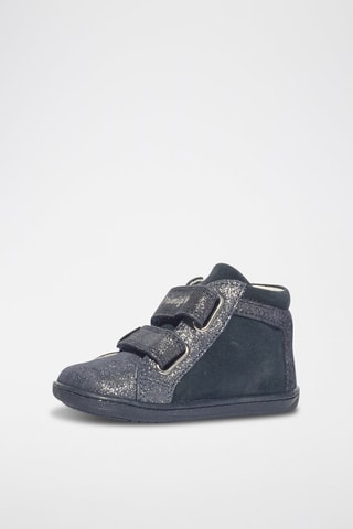 Bottines en cuir Baby Box - Bleu marine